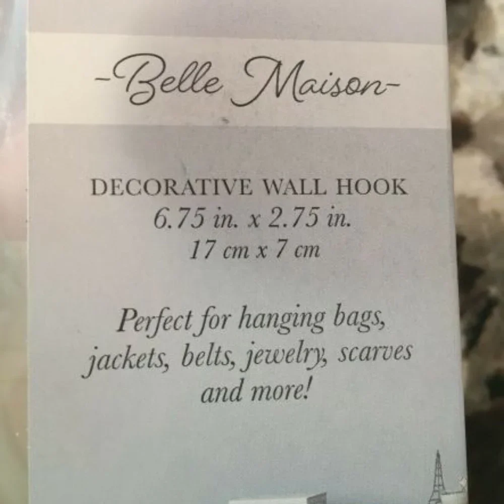Victorian Shabby Chic Jewelry Wall Hook Door Knob Blue Belle Maison LAST ONE!
